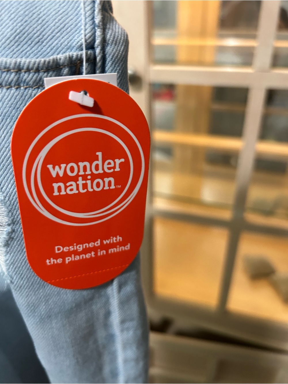wonder nation Light Blue Straight Jeans for Men - Picture 3 of 6